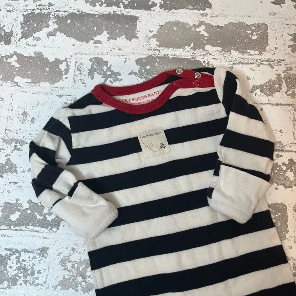 Burt’s bees | striped cotton Jammie’s